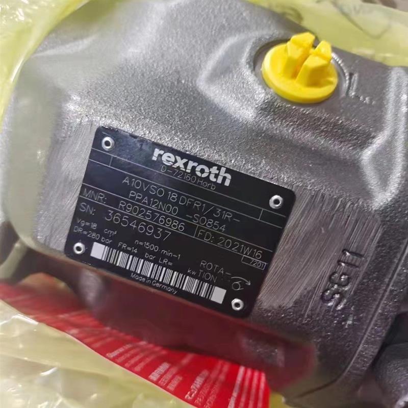 现货力士乐柱塞泵R902576986液压泵A10VSO18DFR1/31R-PPA12N00-SO