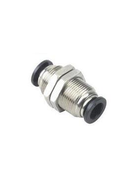 气动接头MPM隔板快插接头 PM4/6/8/10/12/16气管快速接头隔板直通