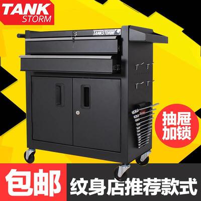 工具车小推车汽修工具箱车间用工具柜子维修周转车移动纹身工作台