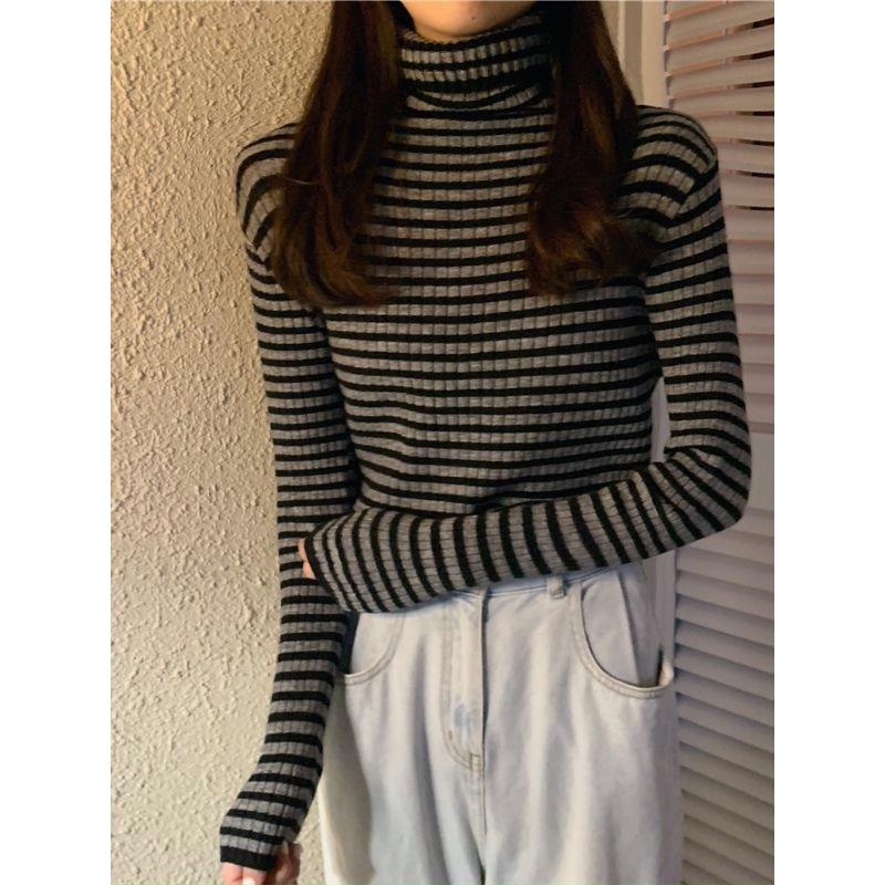 2025新款韩版高领打底女秋冬打底衫洋气内搭百搭外穿气质性感长袖