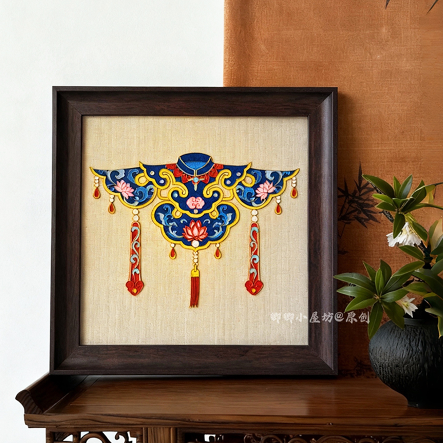 云肩掐丝珐琅DIY手工材料礼物