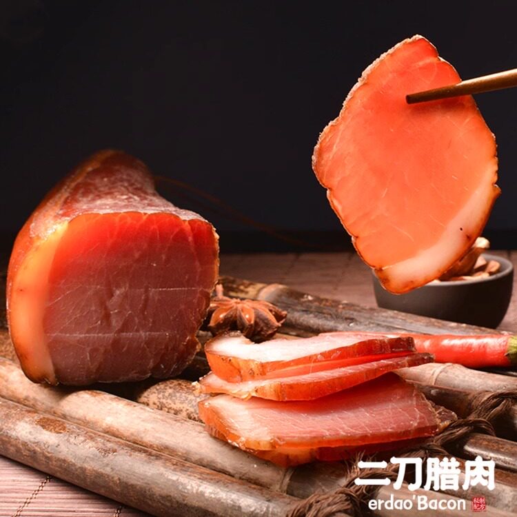 举子烟熏川味二刀腊瘦肉500g重庆