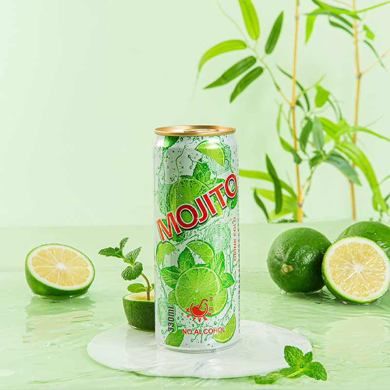 Mojito莫吉托无酒精冰爽气泡水0糖0脂0卡青柠薄荷味解渴解腻饮料