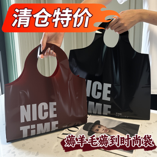 袋加厚女装 礼品袋高级购物袋衣服包装 塑料袋Y140 店手提袋时尚 服装