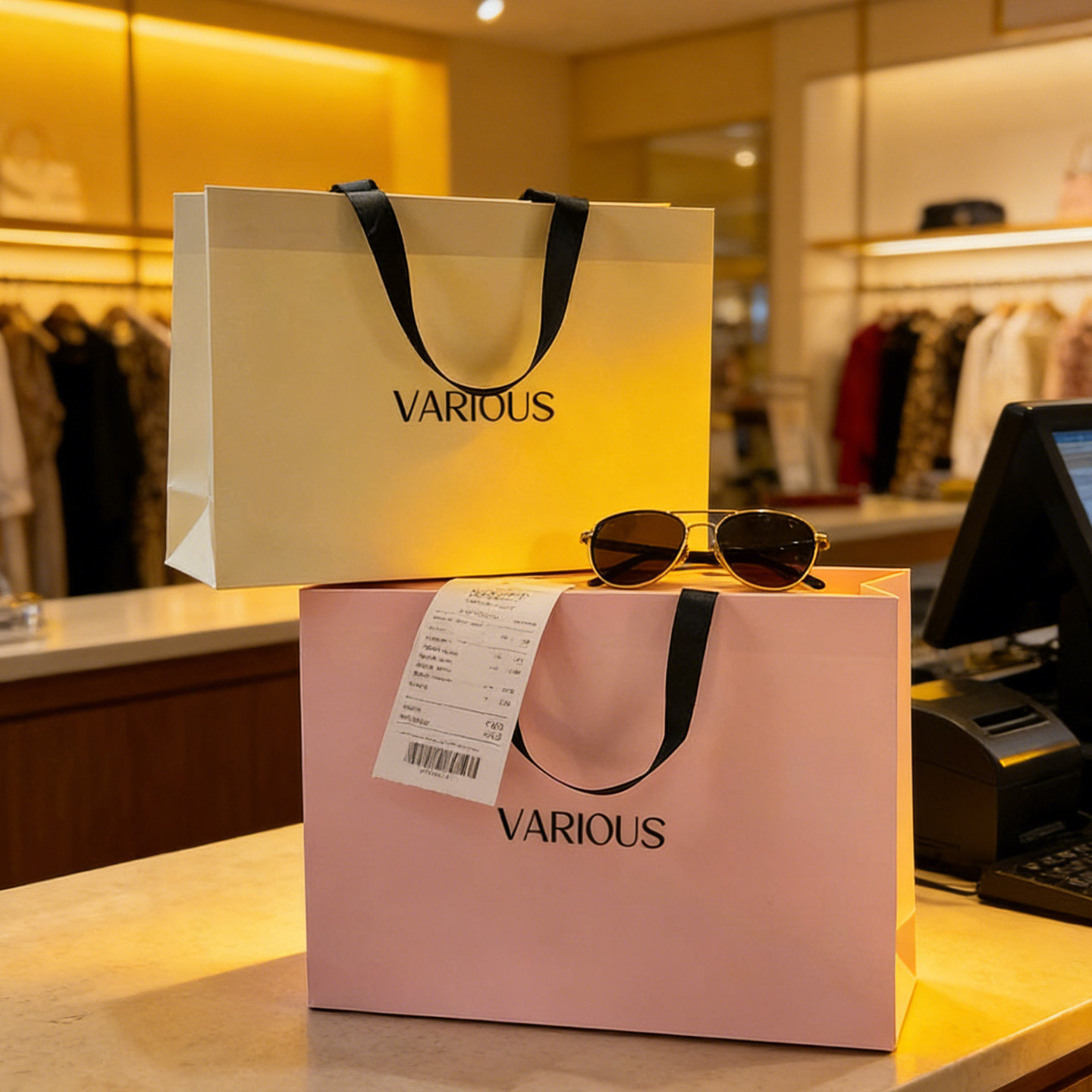 衣服礼品袋购物袋高级纸袋定制粉色包装袋子服装店礼袋手提袋RR48,包装,礼品袋/塑料袋,淘宝优惠券,粉丝福利购,淘宝优惠卷