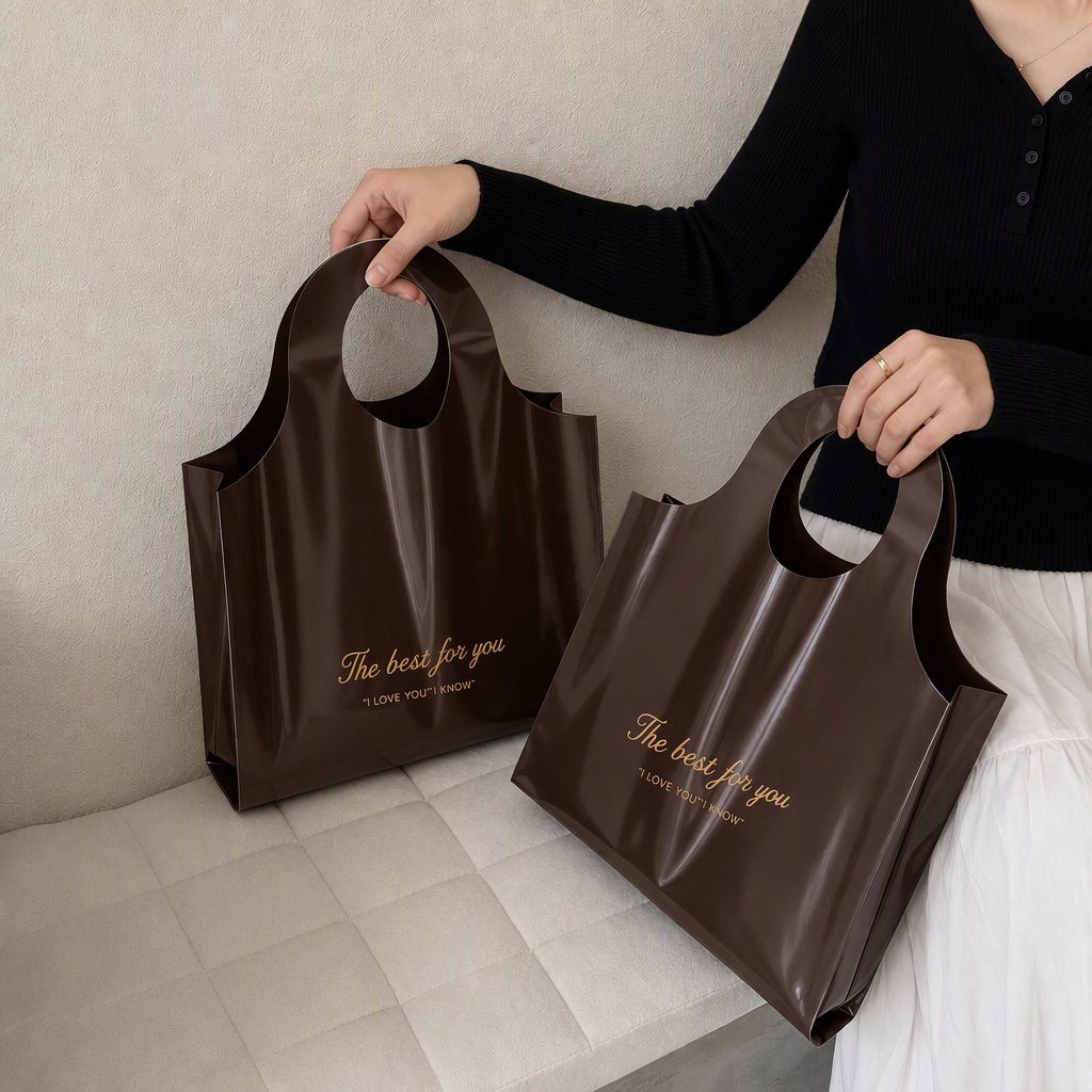 秋冬新品服装店手提袋定制女装包装袋时尚购物袋加厚塑料袋Y633
