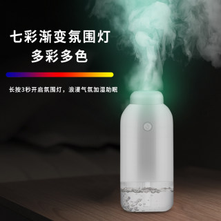 USB加湿器迷你静音家用卧室宿舍车载香薰小型办公室桌面便携喷雾