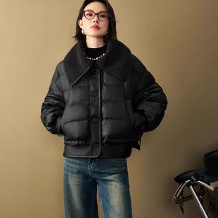 一善香风羽绒服女2025冬季新假两件外套保暖羽绒服外套YS1-6028