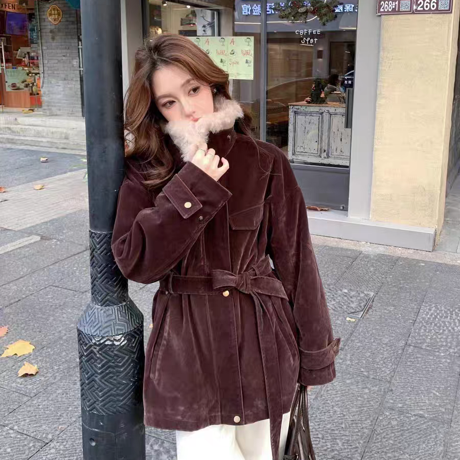 一善毛领收腰显瘦保暖羽绒服外套(配可拆卸羊毛毛领,腰带)d1435,女装/女士精品,羽绒服,淘宝优惠券,粉丝福利购,淘宝优惠卷