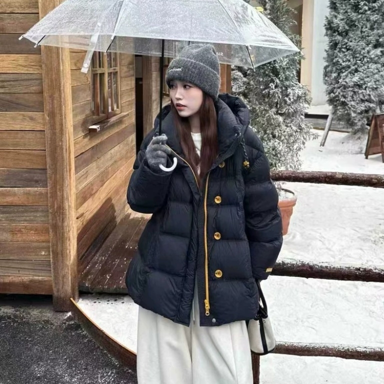 一善设计025冬季新款白鸭绒保暖洋气羽绒服(含50白鸭绒)WW2963