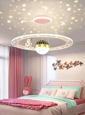 The chandeliers childrens room is light and luxuriant.