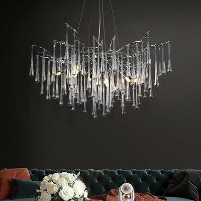Modified living room chandeliers with light and luxuries, cr