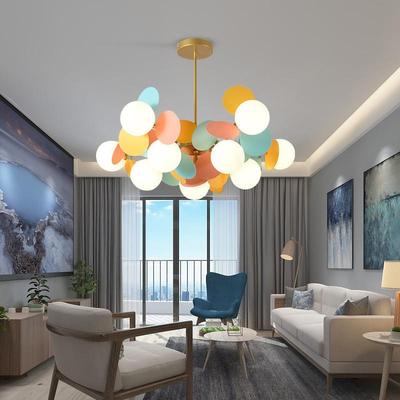 The modern Nordic congenial chandeliers suck on the caplight