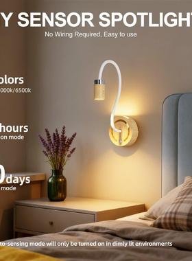 Customised cross-border led billed bedroom bedhead human sta