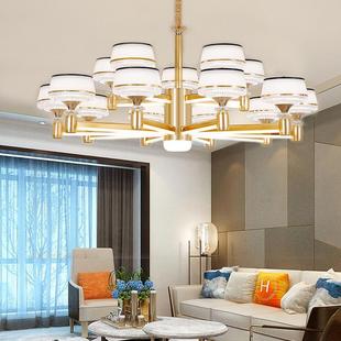 lightly chandelier and luxuriantly living The golden Nordic