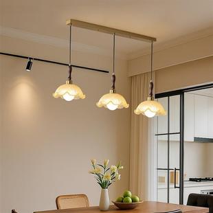 the French Three winding chandeliers mid restauran headed