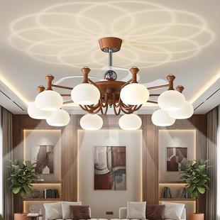 the middle winding room. living chandelier