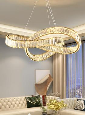 Amazon trans-boundary light crystal chandelier homeroom ligh