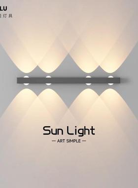 Modern congener designer of the hallway lighthouse backgroun