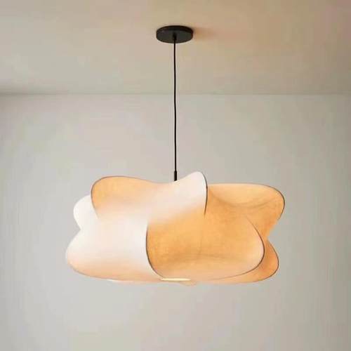 The Japanese silhouette chandelier of the ancient art bedroo