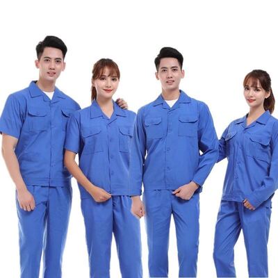 夏季薄款防晒工作服套装宽松