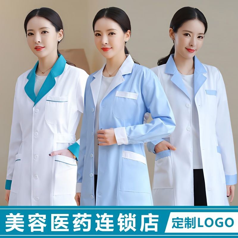 薄款短袖护士服白大褂工作服