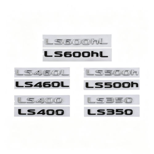 适用雷克萨斯车标改装LS350 LS400 LS460L LS500h LS600hL后尾贴