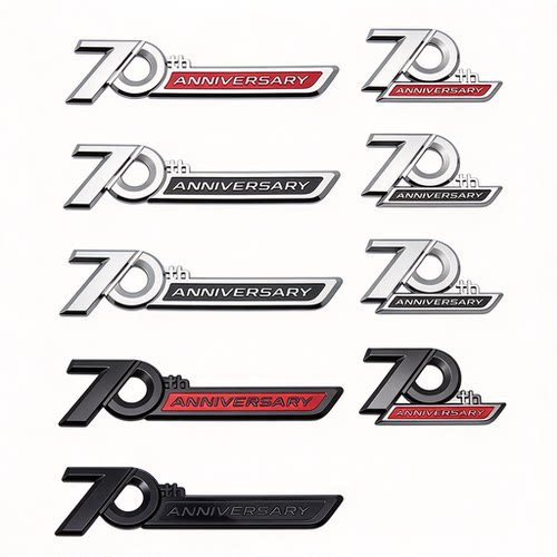 适用于丰田陆巡LC200后侧标新款兰德酷路泽改装70周年纪念版贴标