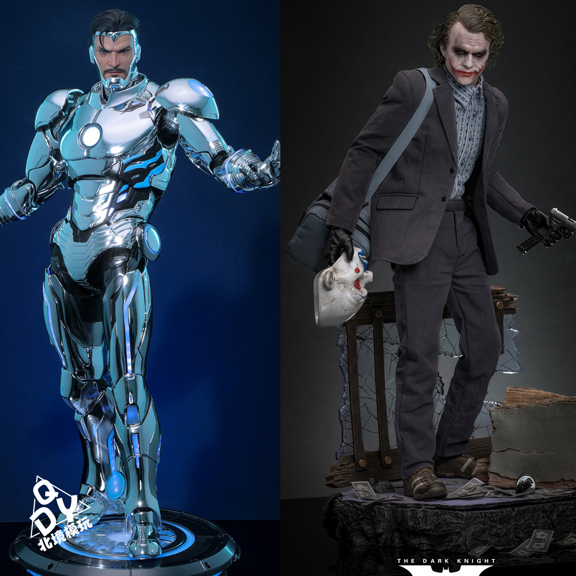 【北境】预售 hottoys 三部曲 小丑 漫威 究极钢铁侠 手办 雕像