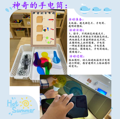 科学美工区角材料益智三原色透光片