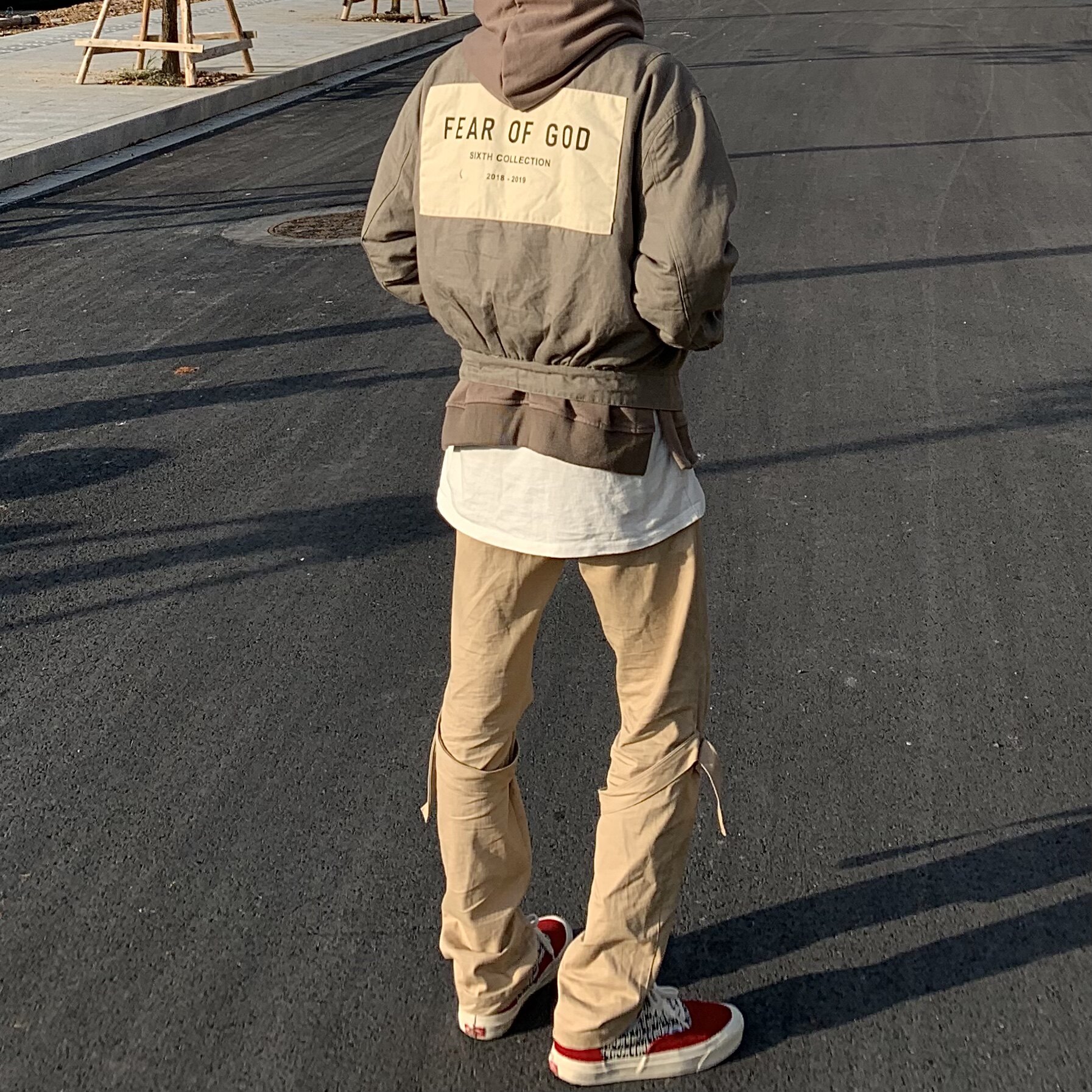 fog fear of god第六季主线外套ma-1贴布棉服飞行员高街休闲夹克