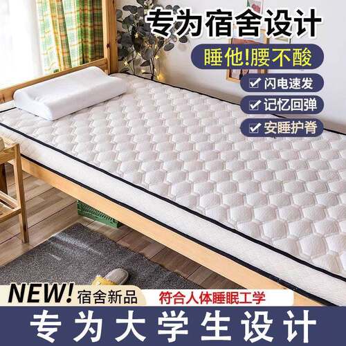 90x190大学生高中生记忆床垫宿舍