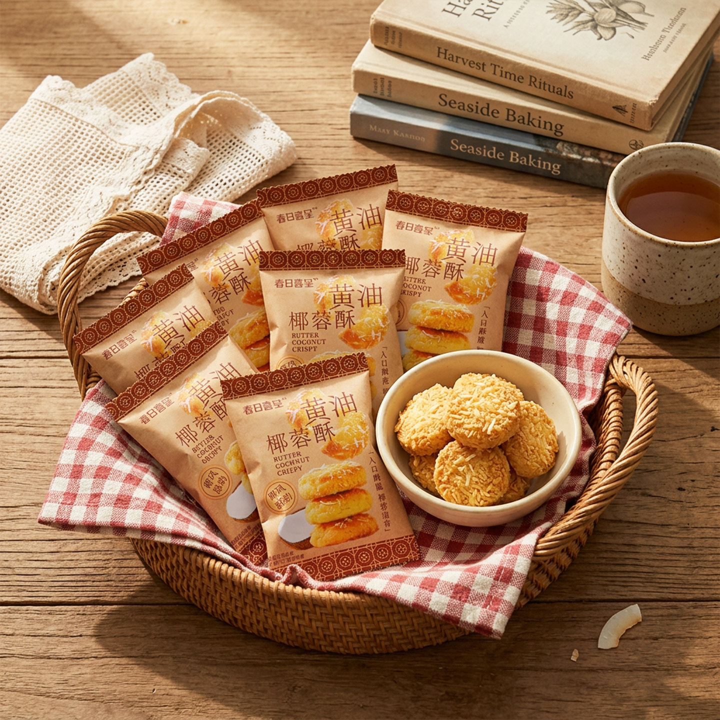 黄油椰蓉酥办公室下午茶点心零食高颜值喜事喜宴生日结婚喜饼摆台