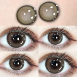 Серо -зеленые зрачки пол года 2022 г. Новые женские контактные линзы с большим диаметром могут бросить ежемесячный сезон броска и бросить TN