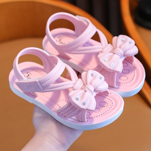 儿童凉鞋女公主鞋2023夏季新款小女孩学生凉拖鞋防滑中大女童凉鞋