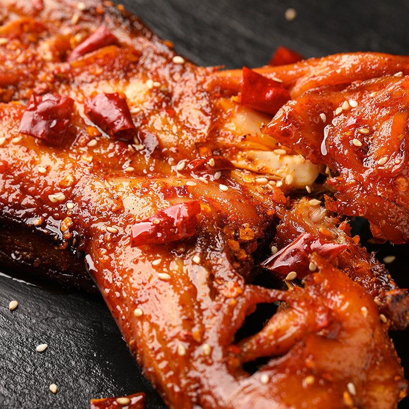 霸道舌尖 麻辣手撕兔整只烤兔头兔腿冷吃兔熟食 进店选满3件包邮