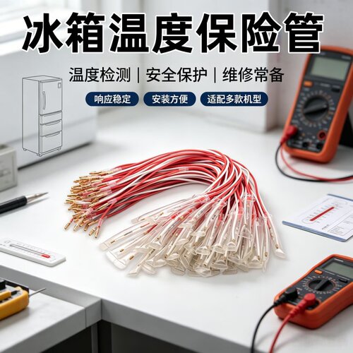 冰箱化霜除霜温度保险丝保险管2线超温熔断器TF76度250V10A买1送1