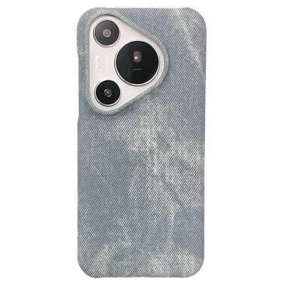 适用华为Pura70pro手机壳pura80牛仔p80男p70新款mate70/60布纹ultra女nova14/13荣耀400/300magic8/7半包pro