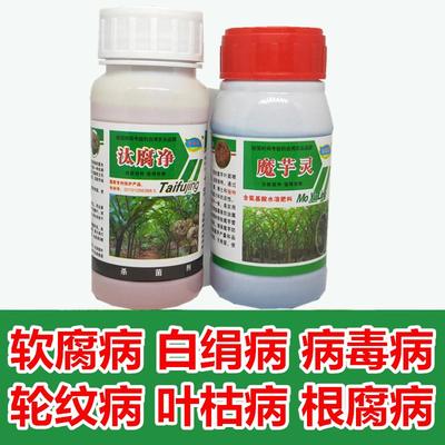 魔芋防病药魔芋灵汰腐净芋头专用药防疫病烂叶白绢病软腐病叶面肥