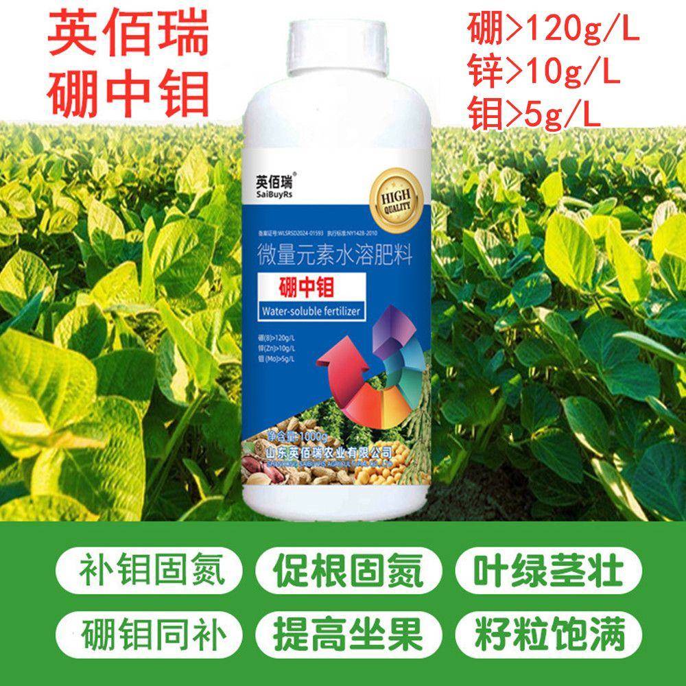 豆类专用硼锌钼合剂芸豆豆角豌豆四季豆保花保荚固氮硼中钼叶面肥