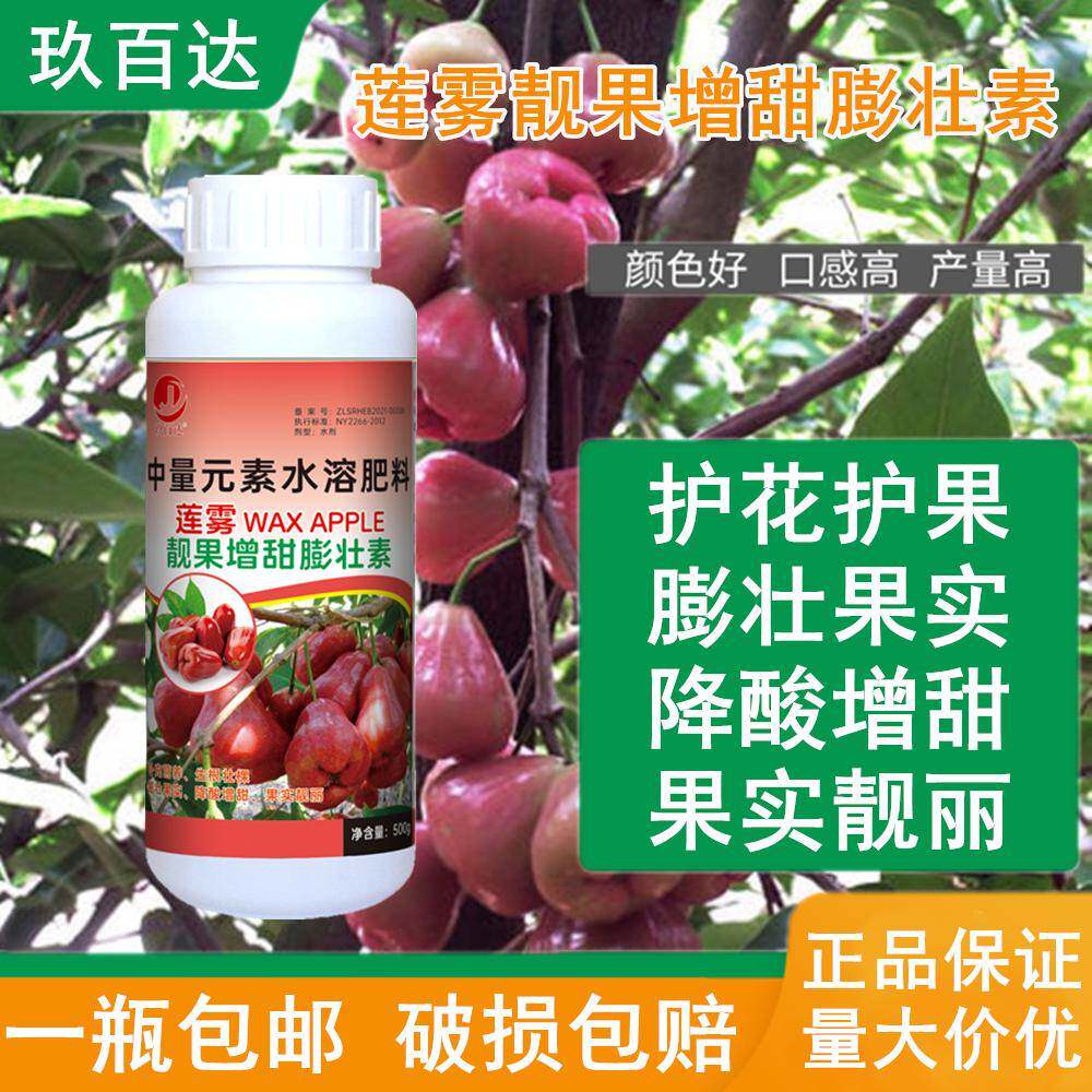 莲雾催花素促花剂花芽分化素防落膨大增甜剂花期孕花素莲雾专用肥