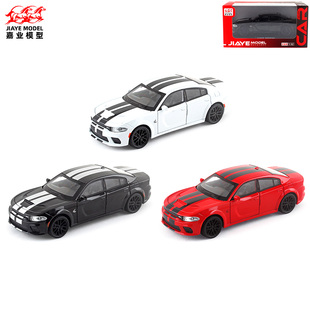 嘉业车模1:32合金道奇战马声光合金开门回力玩具汽车模型摆件车模