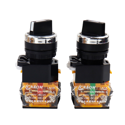 自复位转换选择二三旋钮开关