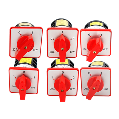 组合转换开关HZ5D-20/4 L03 2节3节4节M04组合开关2档3档20A 4KW