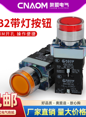 XB2-BW3361C自复位BW33B1C BW33M1C 绿色带灯按钮开关 24V 220V