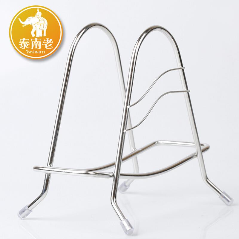 泰南老砧板架304不锈钢加粗菜板架厨房置物架落地锅盖架砧板架