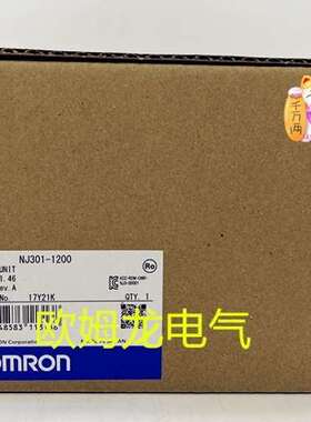 NJ301-1200 CPU单元  全新欧姆龙 原装正品 未拆封 OMRON