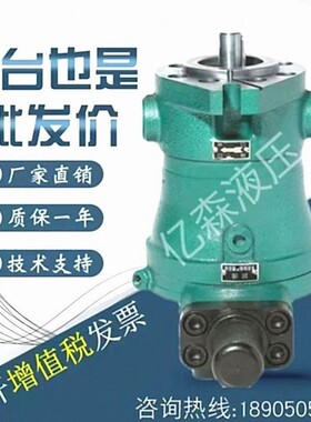 上海玉峰牌轴向柱塞泵10/16/25/32/40/63/80/100/160/250YCY14-1B