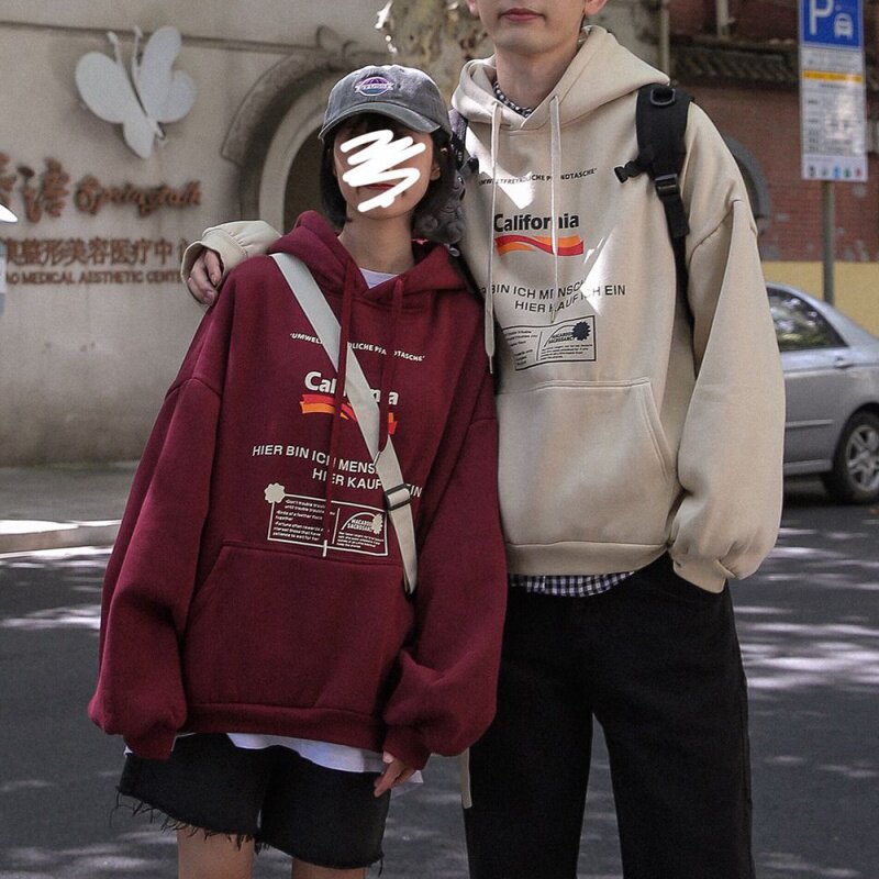 衫岛情侣卫衣男女连帽港风INS潮流韩版宽松BF风春秋季情侣款外套在类目 模玩/动漫/周边/cos/桌游, Cosplay服饰/道具/服务, Cosplay女装中 - 来自Buy2taobao.com提供专业的淘宝代购服务