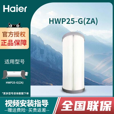 海尔净水器滤芯全屋中央净水配件耗材复合芯HWP25/30-G(ZA)/(WH)